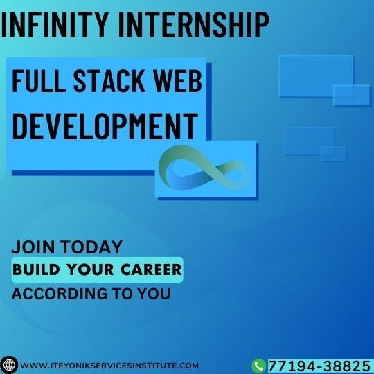 Full Stack Web Development Internship - Infinity Internship